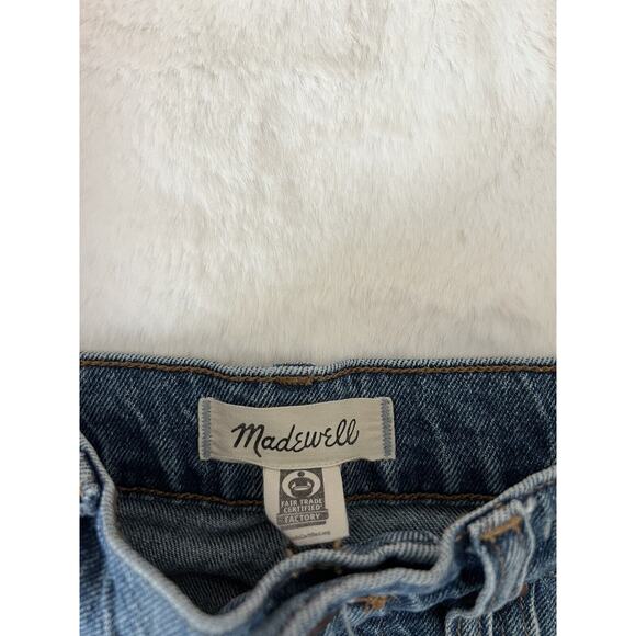 Madewell Womens The Perfect Jean Cutoff Shorts Blue Denim Size 25 - Picture 4 of 6